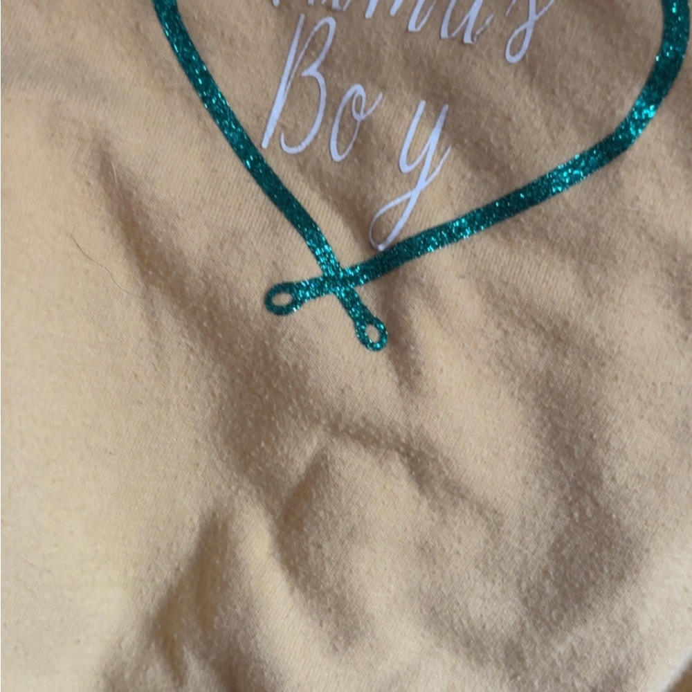 Teal Heart Design Long Sleeve Tee